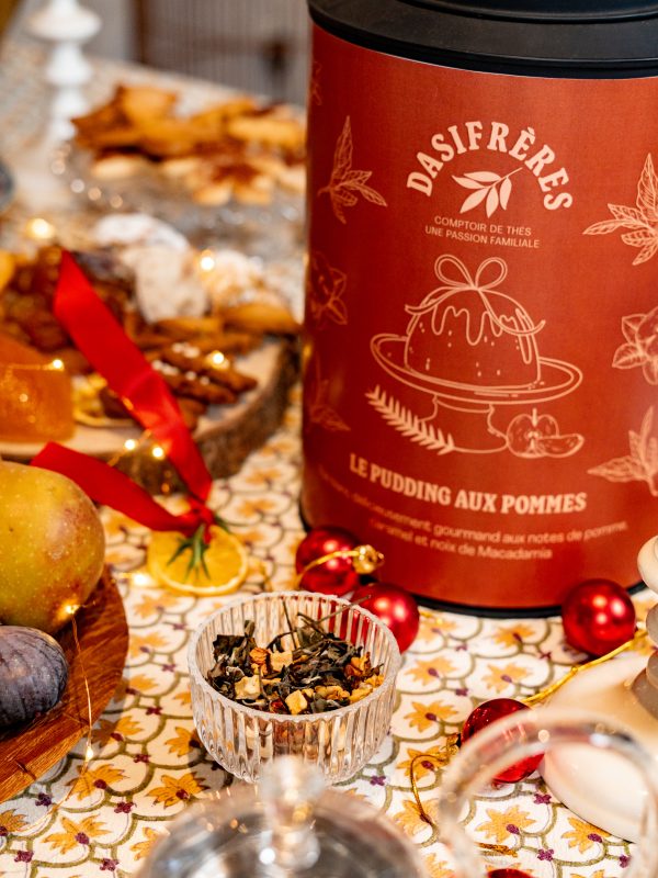 Le Pudding aux pommes –  Pommes & Noix de Macadamia